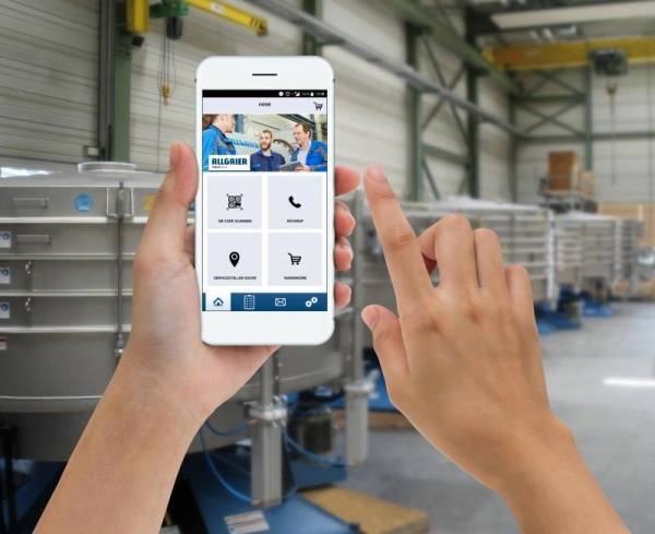 Allgaier ProcessApp Weltpremiere auf der Achema