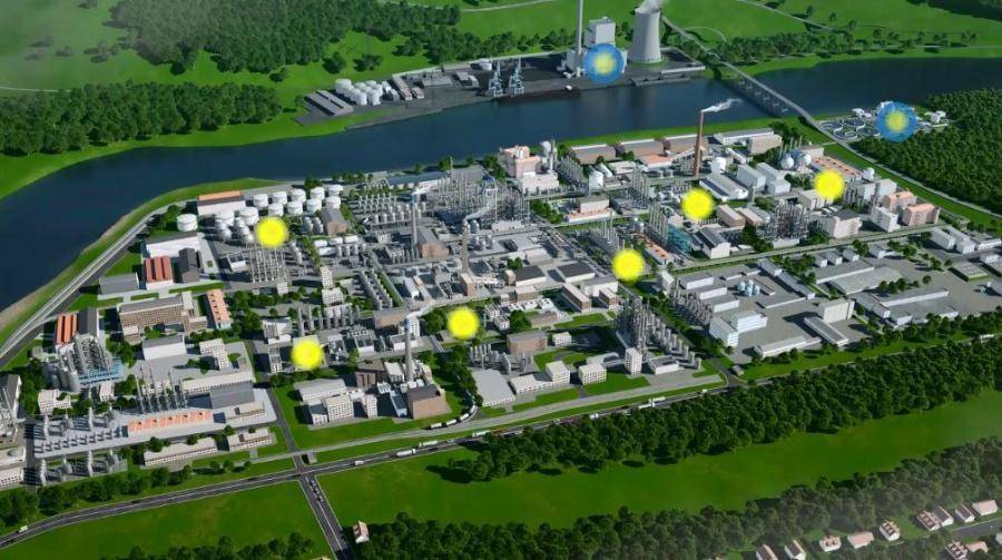 Interaktive Tour durch die Messstellen eines Chemieparks Virtuell tief in Chemie-Prozesse hineinblicken