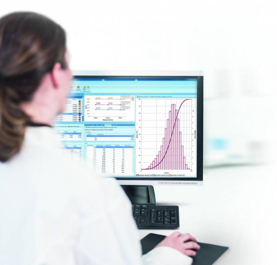 Hightech-Partikelmessung Reproduzierbare Analyse von Partikelgröße und - form