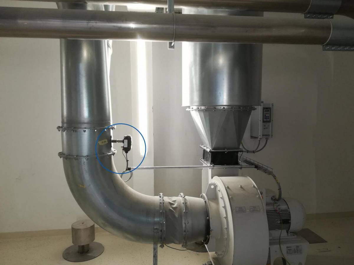 Filterbruchüberwachung zum Umweltschutz Dust Alarm 40 in einer Getreidemühle