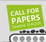 16. Tagung Gurtförderer 2020 am 11.-12.03.2020 in Essen Redaktionsschluss Call for Papers bis 30.10.2019