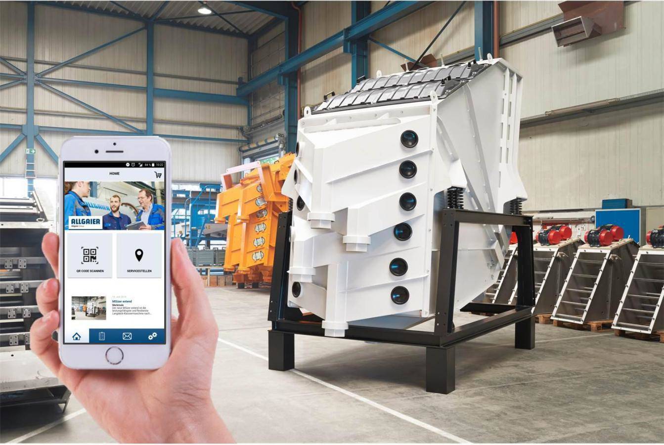 Allgaier ProcessApp Release 2.0 Digitaler Service jetzt mit Bewegungskurvenmessung