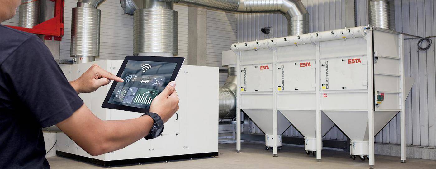 ESTA beteiligt sich am Powtech-Networking Campus Impulsvortrag „Absaugsysteme 4.0 – Prozesse zuverlässig und ausfallsicher begleiten