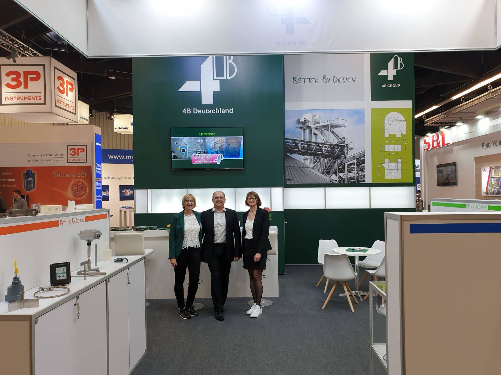 4B Deutschland auf der Powtech Förder- und Überwachungskomponenten