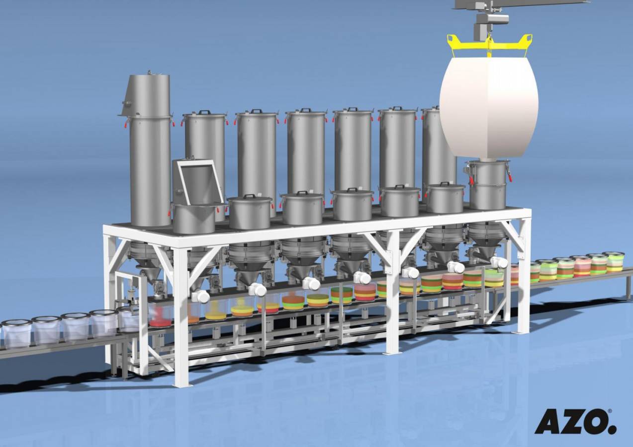 Neu azo componenter® Step automatische Einwaage von Klein- und Kleinstkomponenten