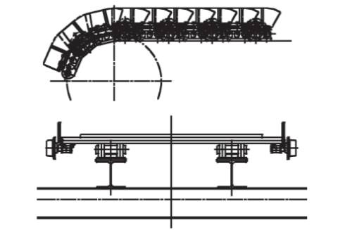 Abb.15 Typ BPB-S mit Laufrollen und Prallträger Abb.15 Typ BPB-S mit Laufrollen und Prallträger
