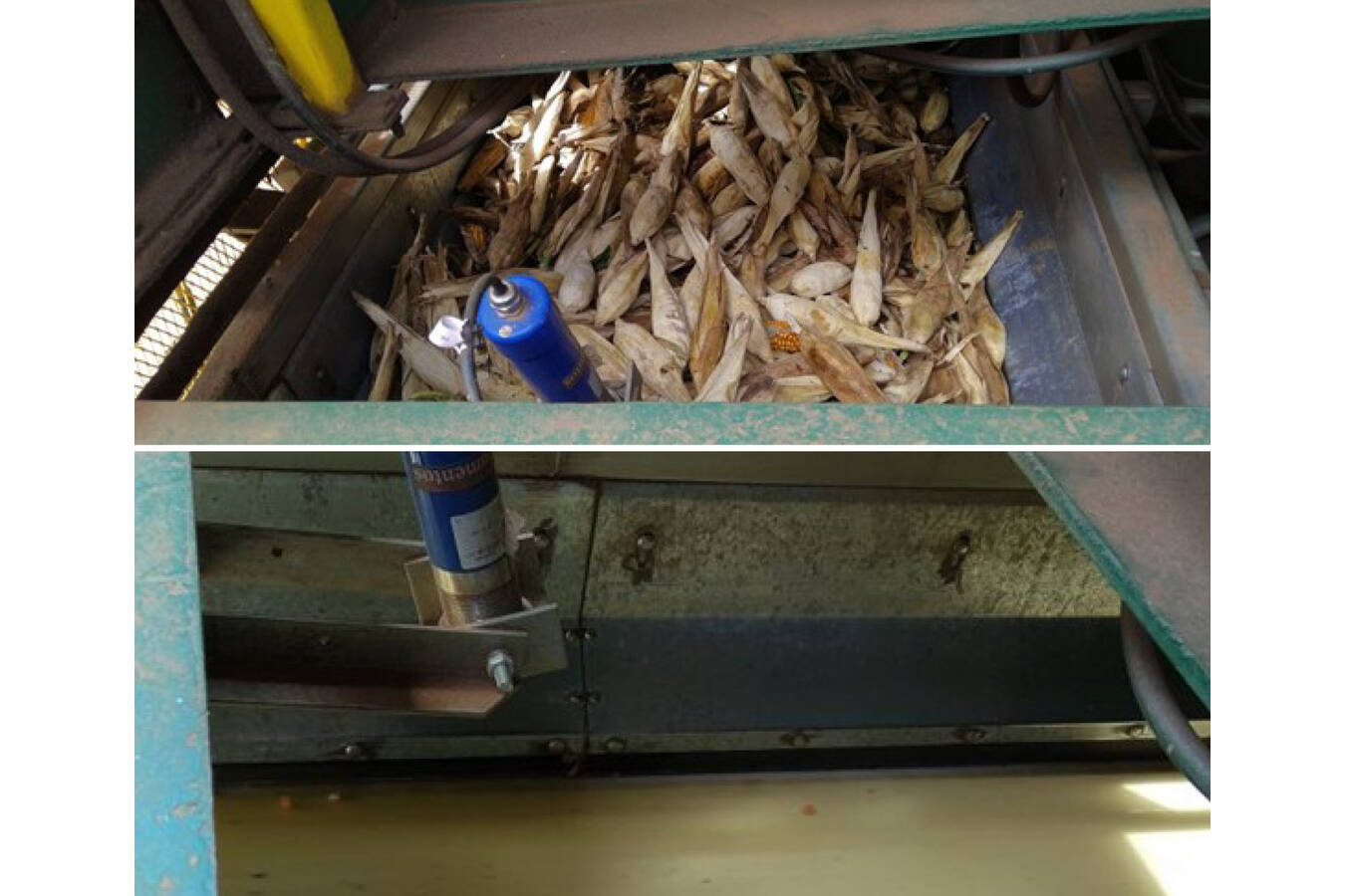 Berührungslose Materialflusserkennung auf Förderbändern Erkennen von Materialbewegung