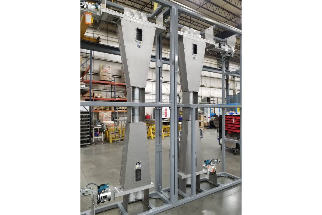 Multiport Schlauchweiche für Mehlverarbeitung 